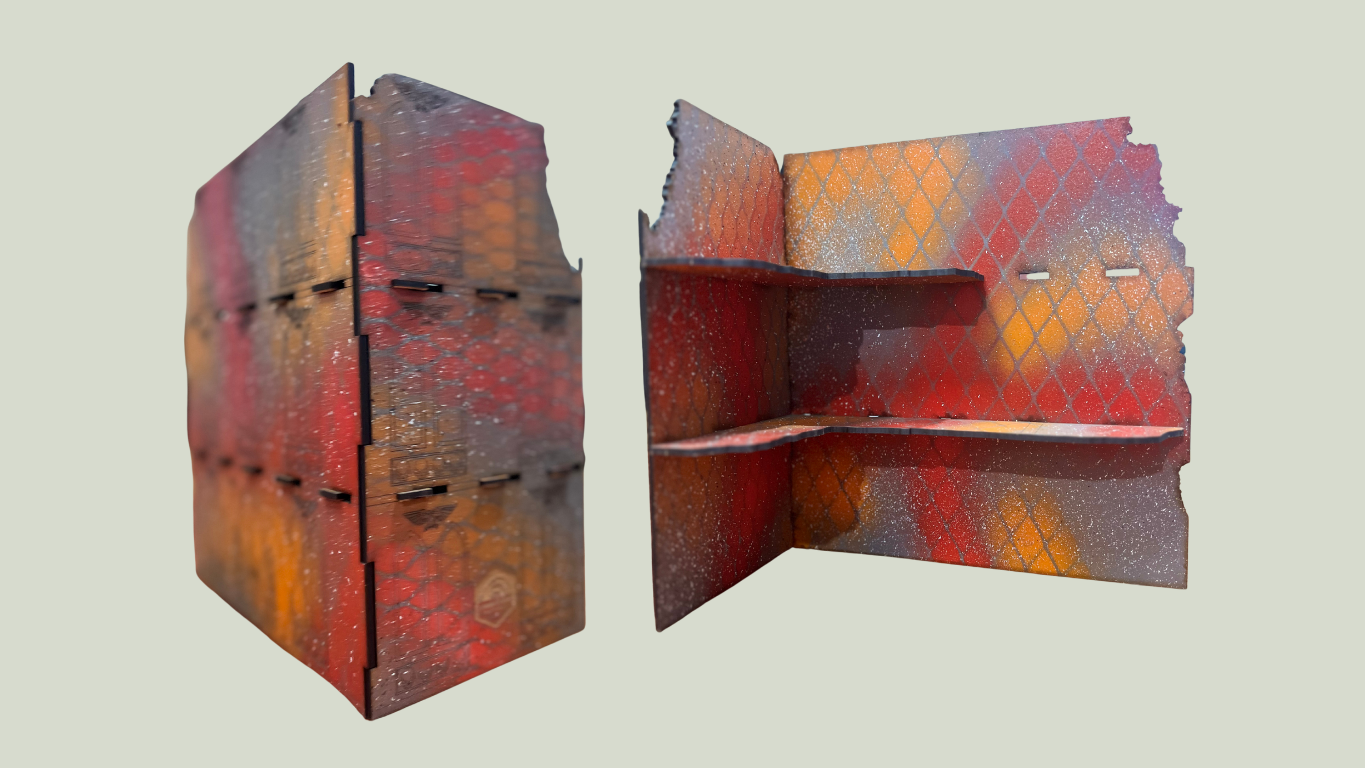 Ashforge Enclave - Terrain Set Pre-Painted