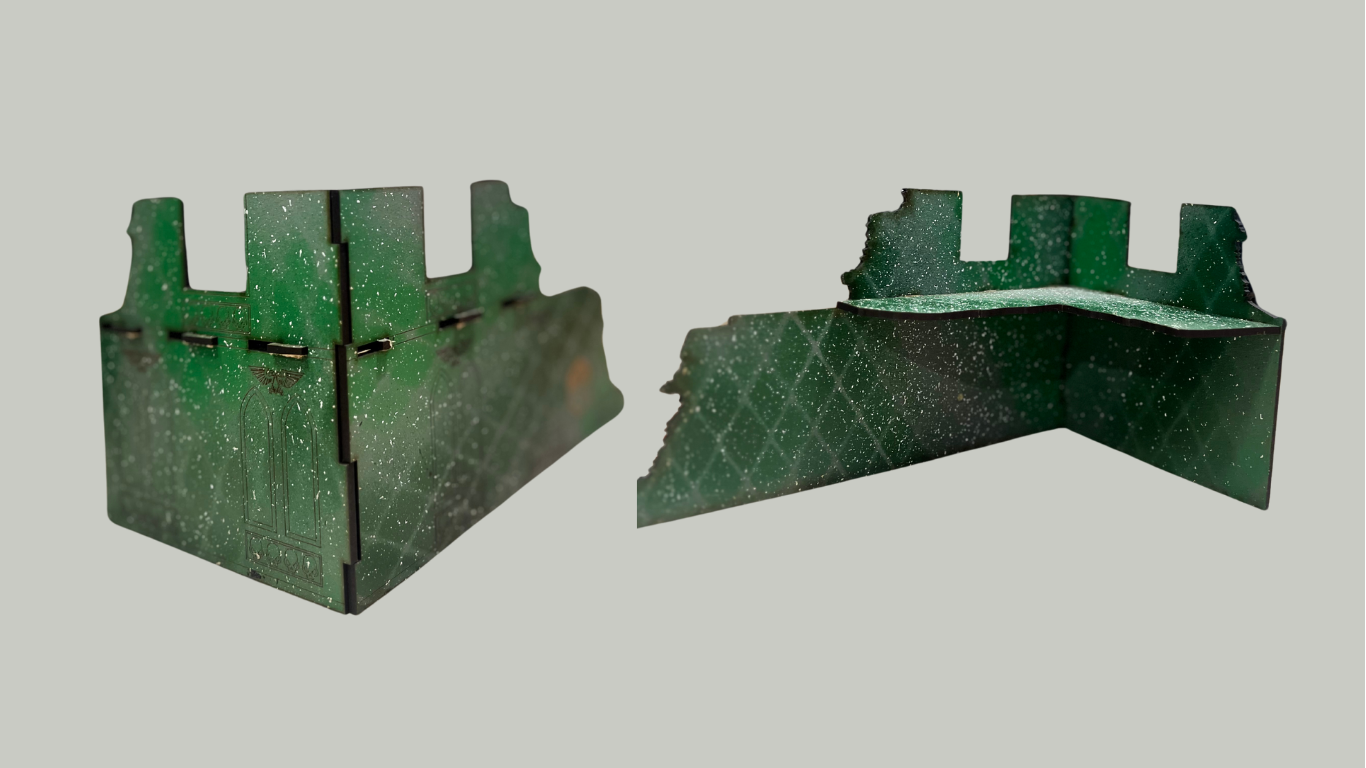 Verdant Siege – Terrain Set Pre-Painted
