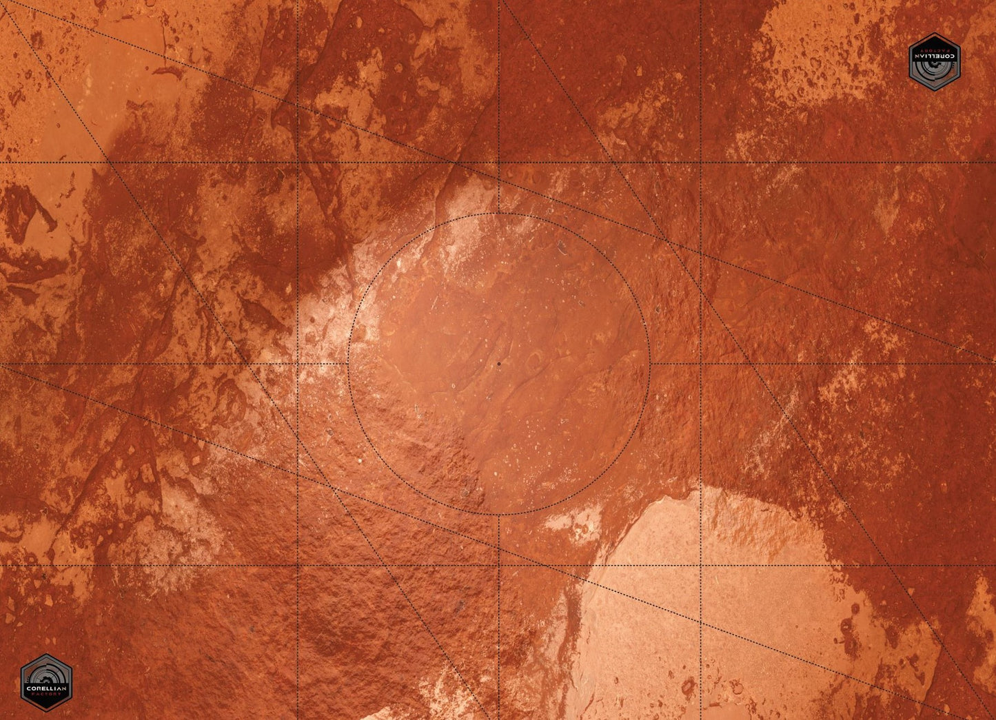 Gaming Mat with Deployment Zones (40k 10th Ed. compatible)