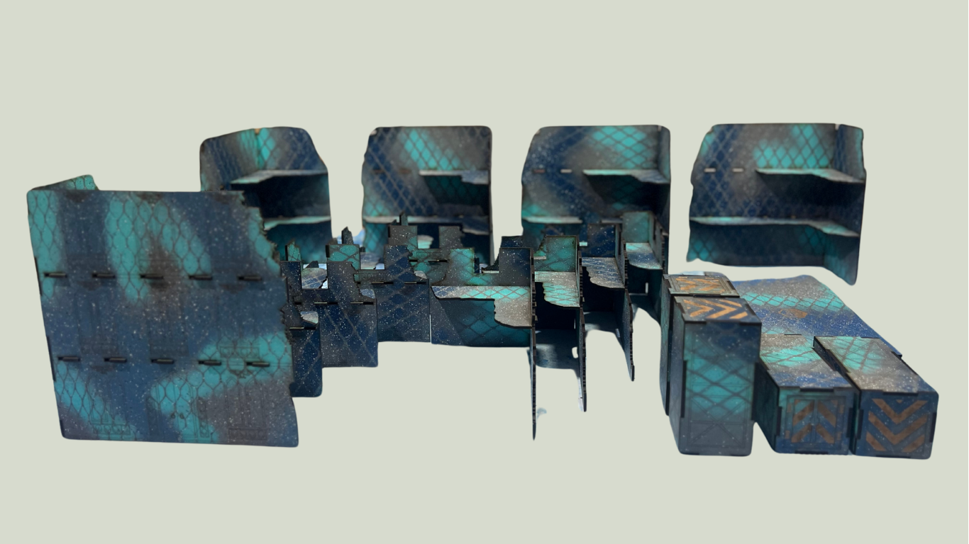 Glacien Divide – Terrain Set Pre-Painted