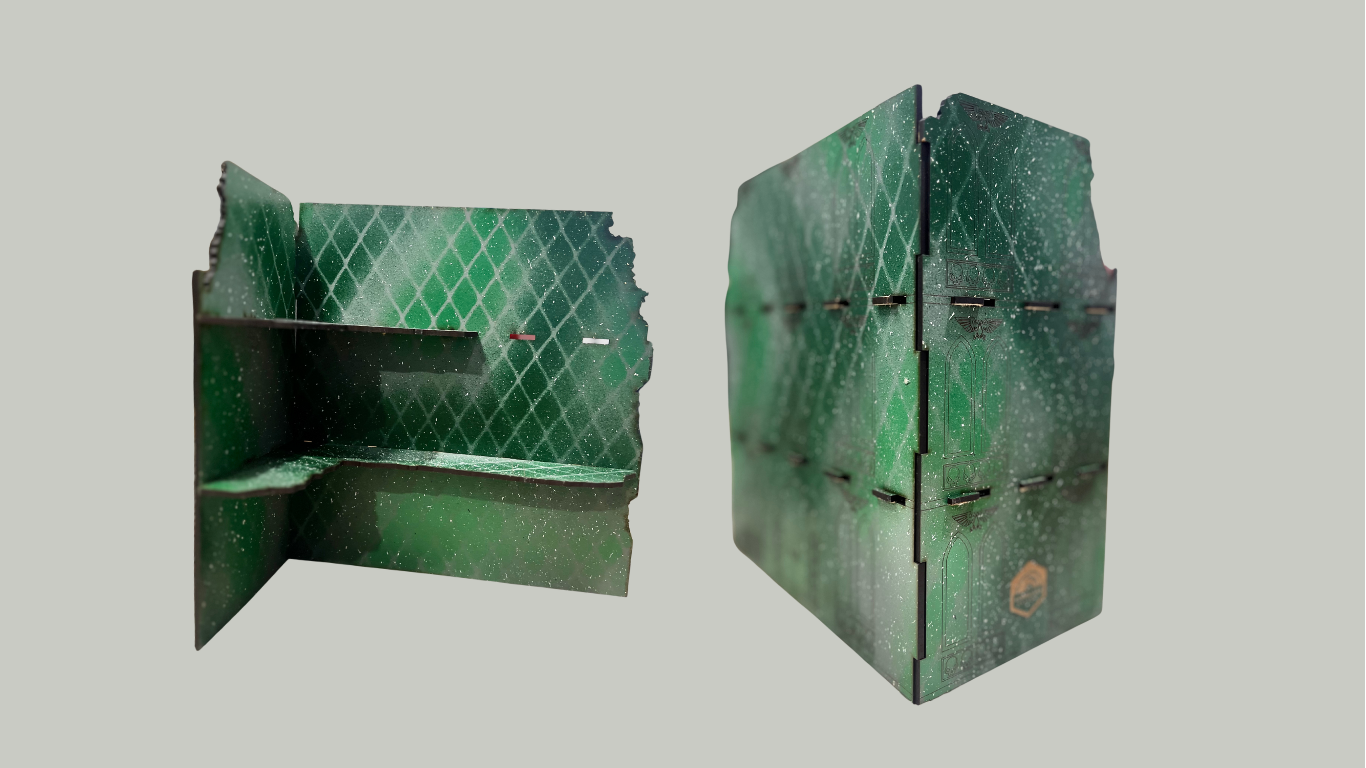 Verdant Siege – Terrain Set Pre-Painted